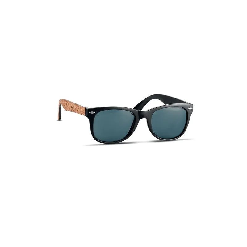Lunettes de soleil Écologiques en liège Personnalisées PALOMA Matières : EVA Couleurs : noir
