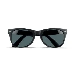 Lunettes de soleil Écologiques en liège Personnalisées PALOMA Matières : EVA Couleurs : noir 2