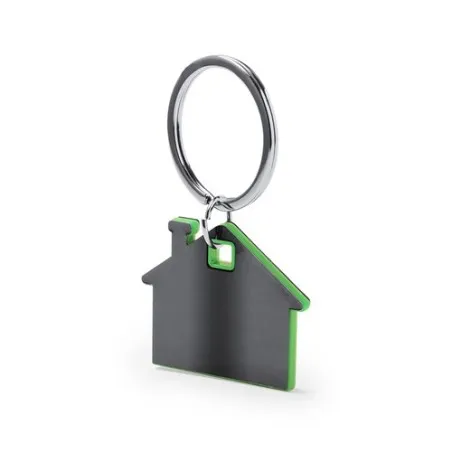 Porte-Clés Personnalisable en Acier Inoxydable Zosin Matières : fer Couleurs : vert goodies publicitaire durable