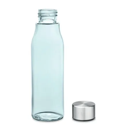 Bouteille en verre écologique 500 ml Cadeau personnalisé VENICE Matières : PVC Couleurs : rouge marquage laser ultra précis
