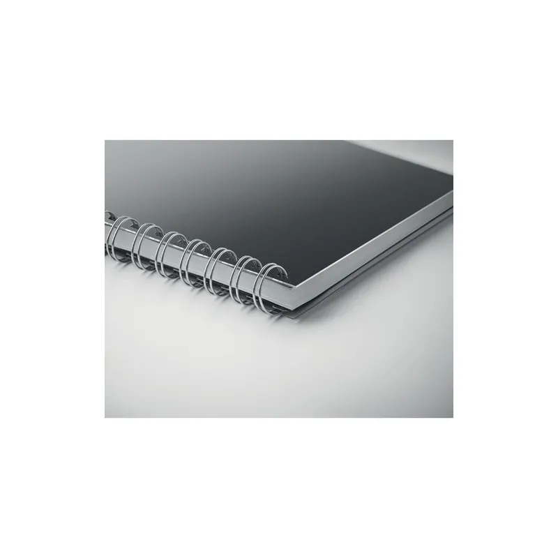 Carnet A5 Écologique à Spirales en RPET ANOTATE Taille textile : M Couleurs : bleu royal cadeau client original