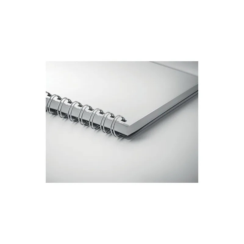 Carnet A5 Écologique à Spirales en RPET ANOTATE Taille textile : XL Couleurs : bleu royal objet publicitaire robuste