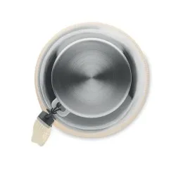 Bouteille écologique de 500 ml avec housse en jute - UTAH TOUCH Matières : bambou 2