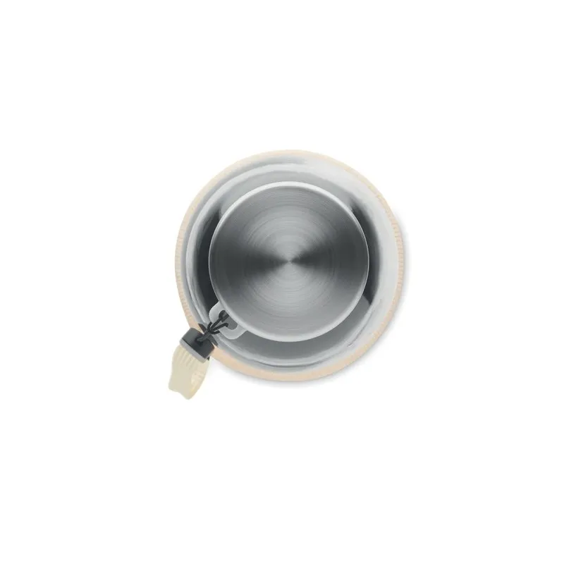 Bouteille écologique de 500 ml avec housse en jute - UTAH TOUCH Matières : bambou personnalisable avec votre logo