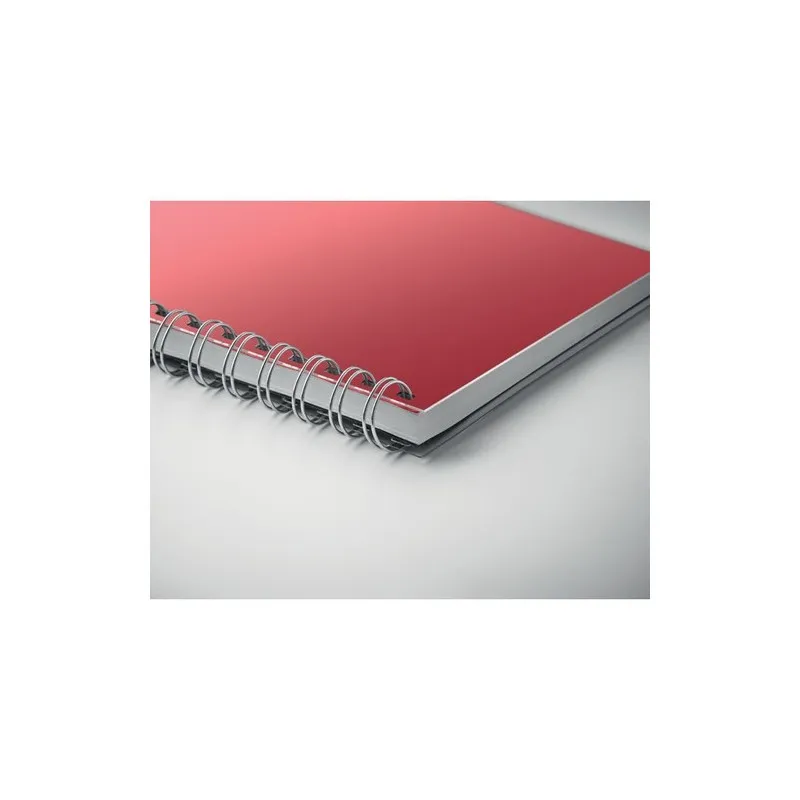 Carnet A5 Écologique à Spirales en RPET ANOTATE Taille textile : XXL Couleurs : bleu royal cadeau affaires élégant