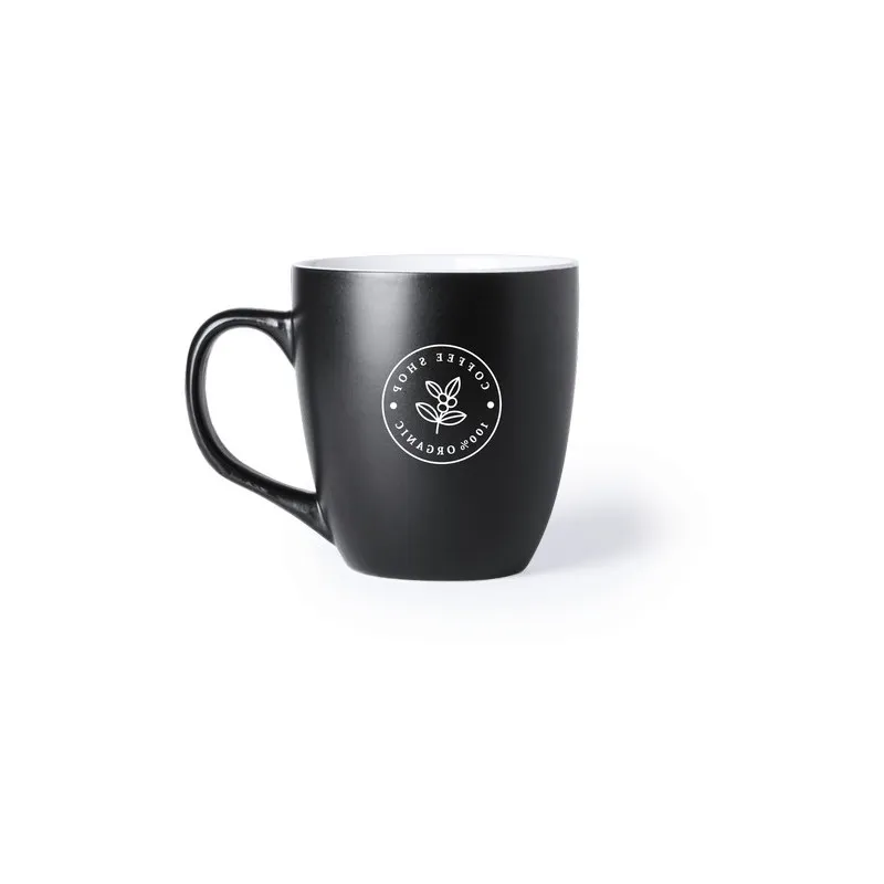 Tasse en Céramique Personnalisable Mabery Matières : PET recyclé Couleurs : bleu marquage laser ultra précis