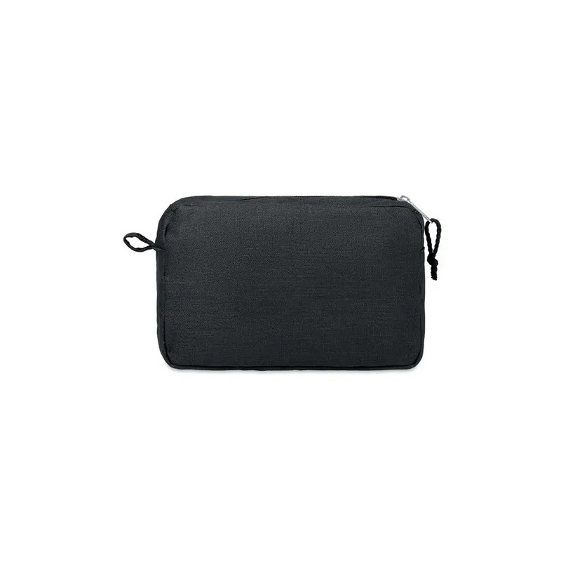 Trousse de toilette écologique en chanvre | NAIMA COSMETIC Matières : acier inoxydable Couleurs : noir livraison express 24h 48h