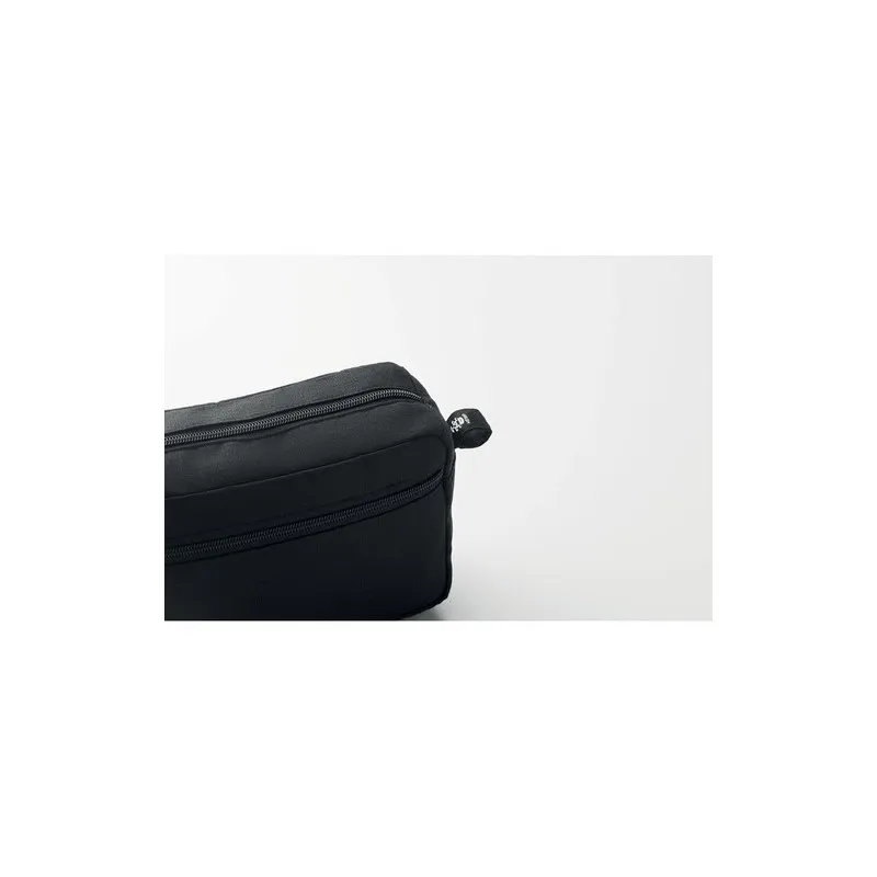 Trousse de toilette écologique en chanvre | NAIMA COSMETIC Matières : acier inoxydable Couleurs : noir personnalisation rapide e