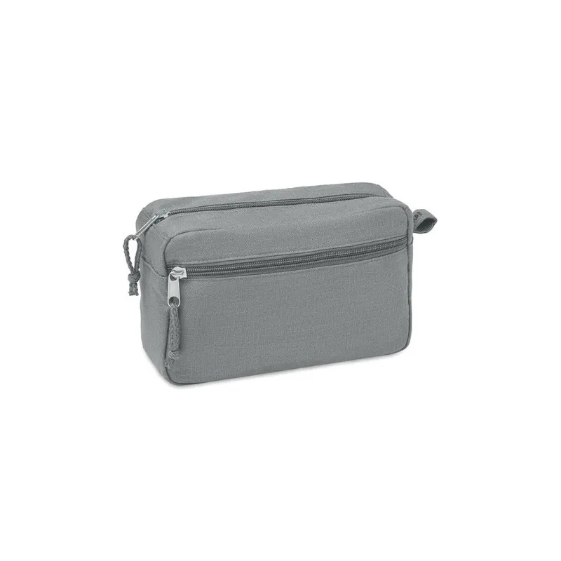 Trousse de toilette écologique en chanvre | NAIMA COSMETIC Couleurs : noir goodies publicitaire événementiel