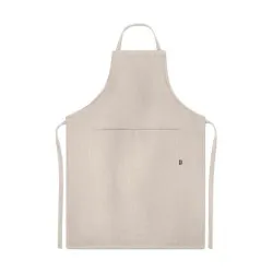 Tablier écologique en chanvre personnalisé | Élégance et praticité pas cher NAIMA APRON Matières : ABS Couleurs : blanc