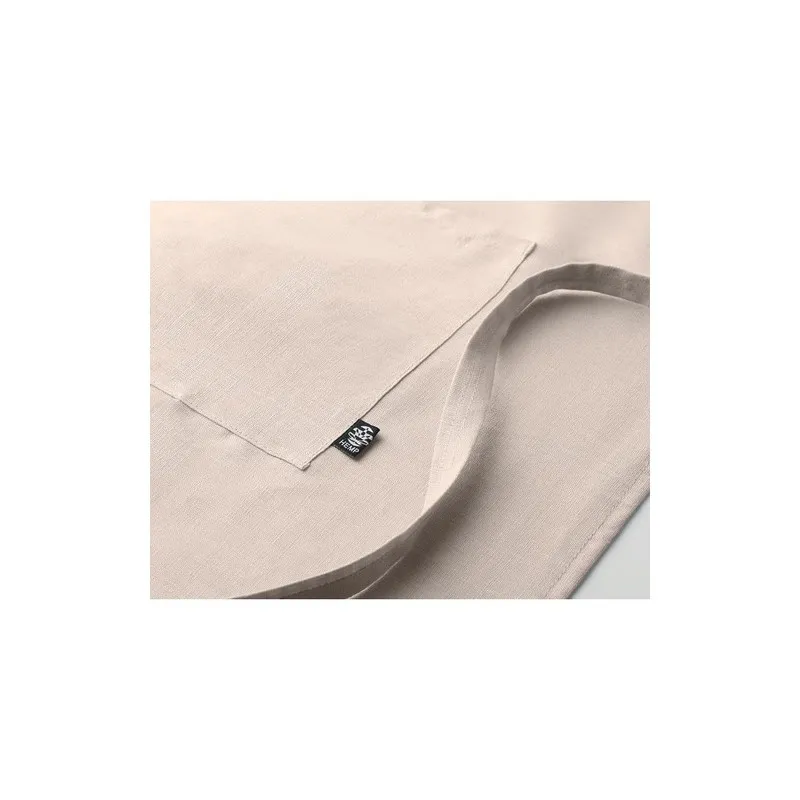 Tablier écologique en chanvre personnalisé | Élégance et praticité pas cher NAIMA APRON Matières : ABS Couleurs : blanc objet pr