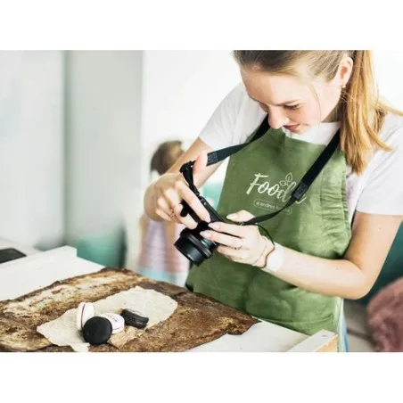 Tablier écologique en chanvre personnalisé | Élégance et praticité pas cher NAIMA APRON Matières : bois personnalisation rapide 