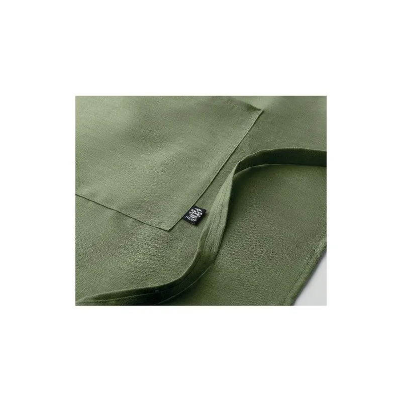 Tablier écologique en chanvre personnalisé | Élégance et praticité pas cher NAIMA APRON Matières : bois accessoire événementiel 