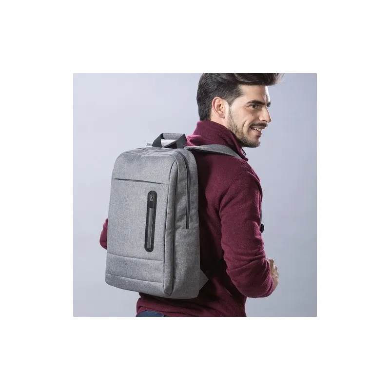 Sac à Dos Personnalisé Économique - Nevium Matières : polyester Couleurs : vert clair cadeau collaborateur premium