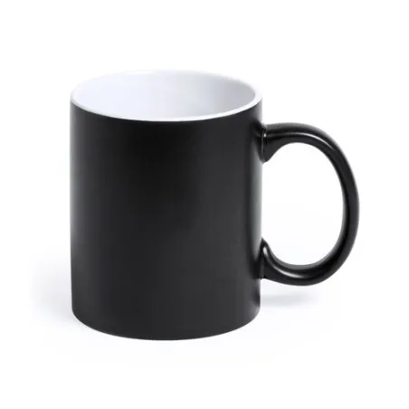 Mug Personnalisé Publicitaire Tasse Lousa Matières : néoprène Couleurs : noir impression haute définition