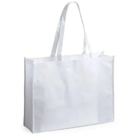 Sac Personnalisable de Shopping - Karean Matières : polyester Couleurs : jaune objet promotionnel éco-responsable