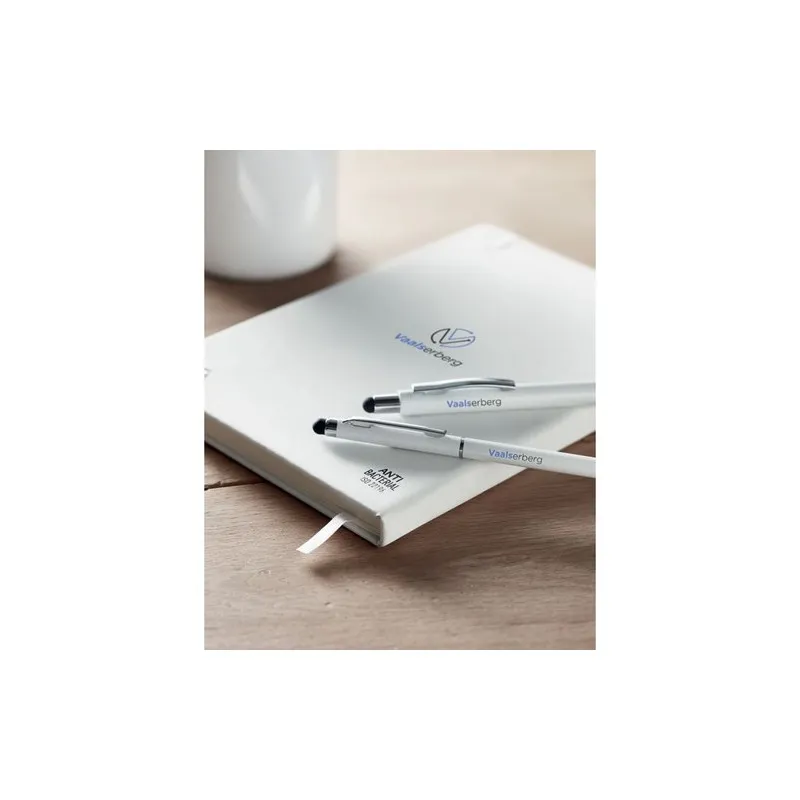 Carnet A5 antibactérien premium personnalisé ARCO CLEAN Matières : coton Taille textile : XL Couleurs : orange impression haute 