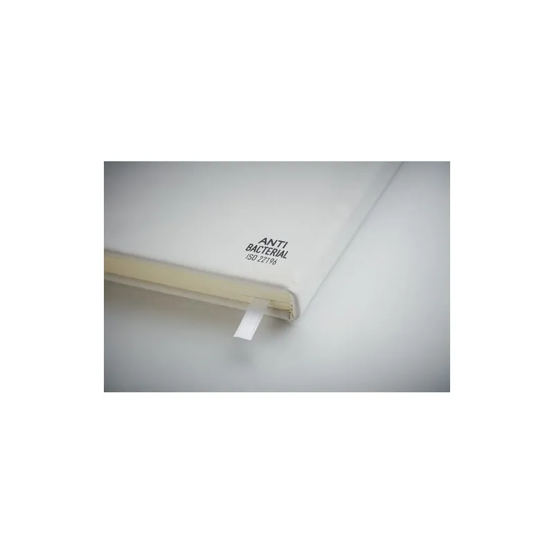 Carnet A5 antibactérien premium personnalisé ARCO CLEAN Matières : coton Taille textile : XL Couleurs : orange marquage laser ul