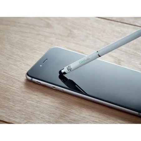 Stylo antibactérien personnalisé NEILO CLEAN Matières : coton Taille textile : XL Couleurs : bleu impression haute définition