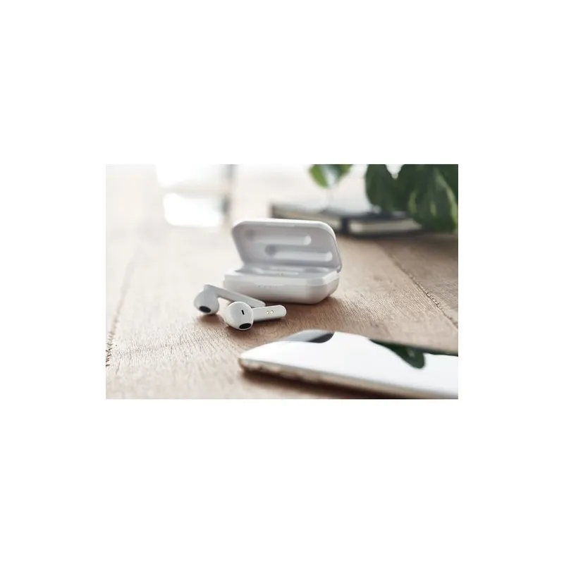 Écouteurs TWS JAZZ 2 - Accessoire Pratique et Publicitaire Matières : coton Taille textile : XXL Couleurs : vert marquage laser 