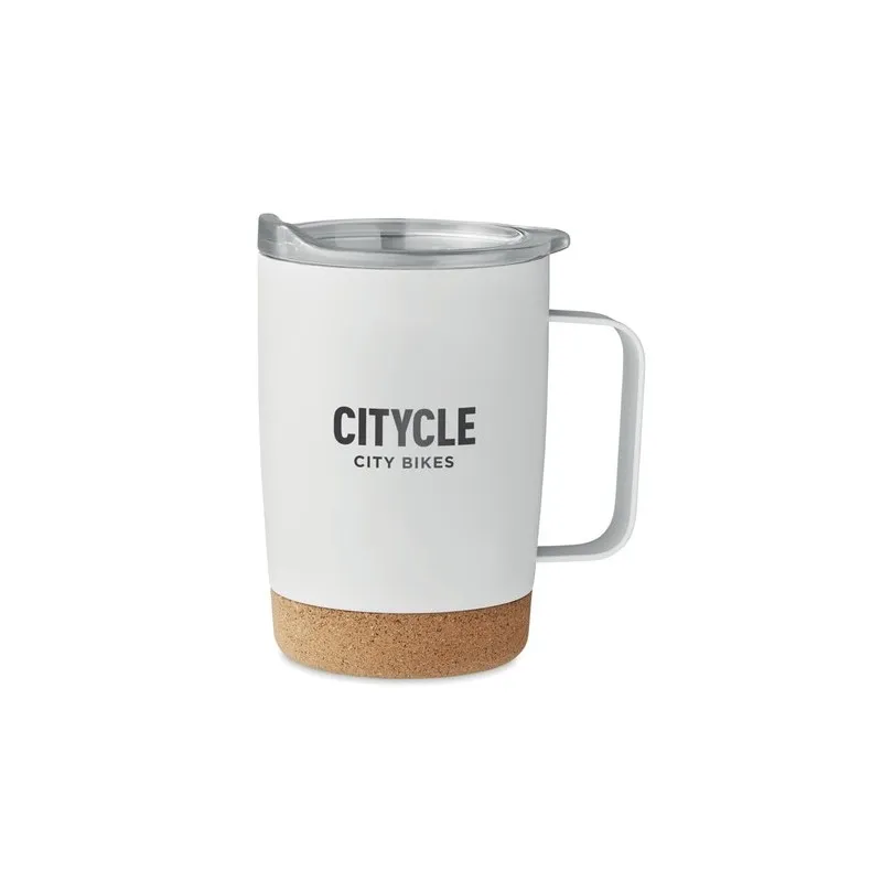 Gobelet isotherme double paroi 300ml personnalisable et pratique RUBY Taille textile : XL Couleurs : rouge impression logo haute