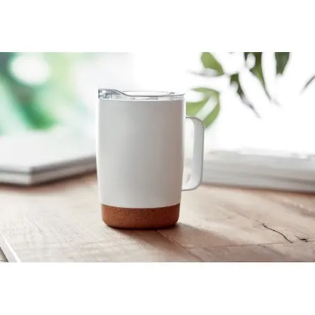 Gobelet isotherme double paroi 300ml personnalisable et pratique RUBY Taille textile : XL Couleurs : rouge cadeau client origina