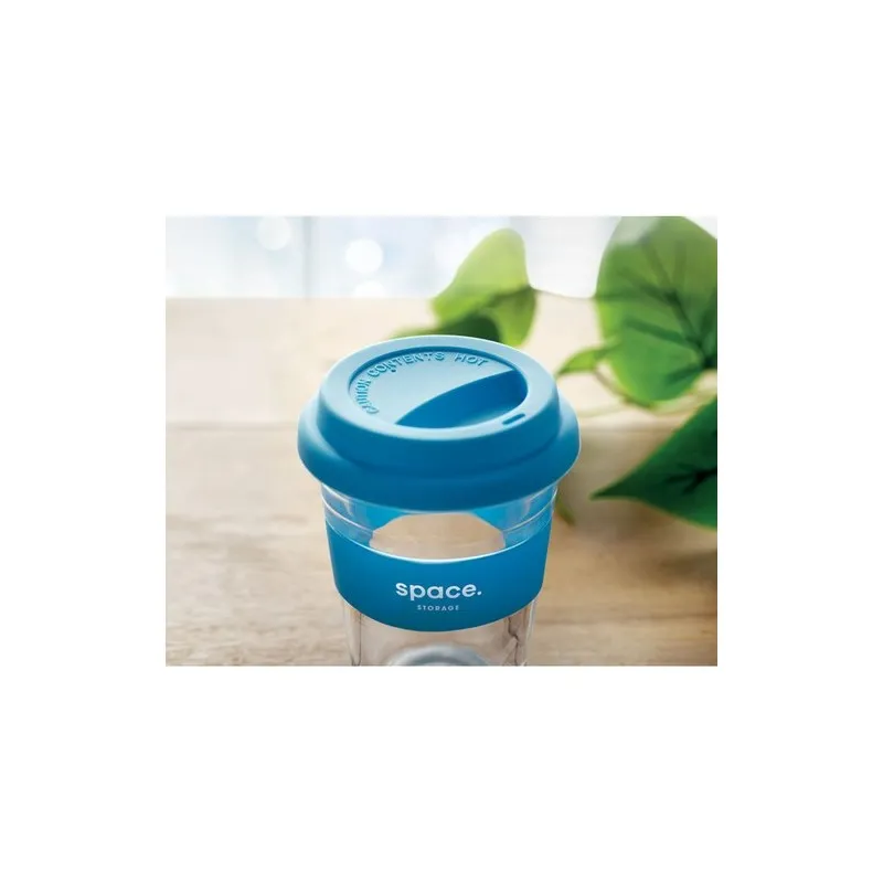 Gobelet en verre personnalisable écologique 350 ml - ASTOGLASS Matières : bois Couleurs : rouge personnalisation rapide en Franc