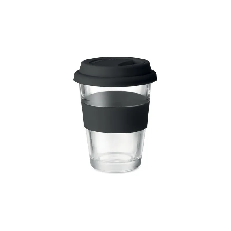 Gobelet en verre personnalisable écologique 350 ml - ASTOGLASS Matières : bois Couleurs : bleu cadeau entreprise pas cher