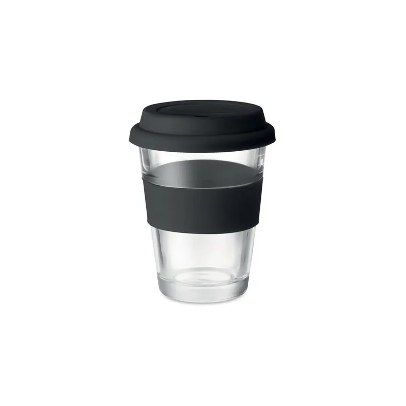 Gobelet en verre personnalisable écologique 350 ml - ASTOGLASS Matières : bois Couleurs : bleu cadeau collaborateur premium