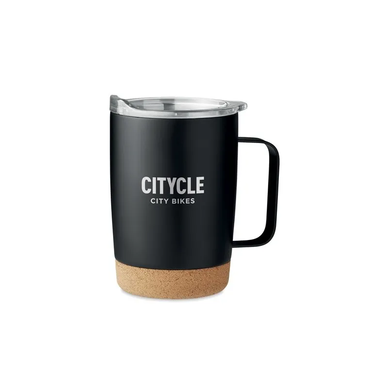 Gobelet isotherme double paroi 300ml personnalisable et pratique RUBY Taille textile : XS Couleurs : rouge goodies entreprise de