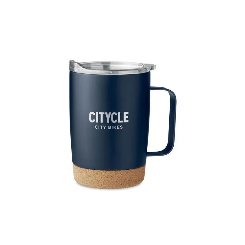 Gobelet isotherme double paroi 300ml personnalisable et pratique RUBY Taille textile : XXL Couleurs : rouge impression haute déf