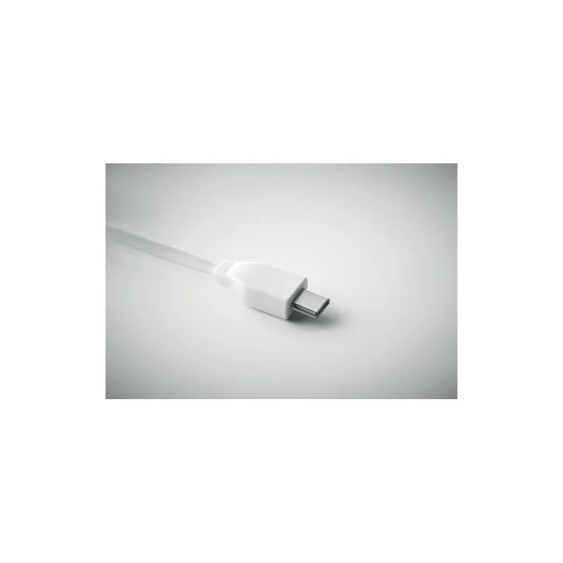 Câble 3 en 1 Écologique en Bambou - CLAUER Matières : bois Couleurs : bois cadeau entreprise pas cher