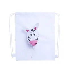 Sac à Dos Pliable Personnalisé Écologique pour Enfants Kissa Matières : PU Couleurs : blanc