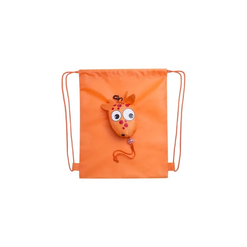 Sac à Dos Pliable Personnalisé Écologique pour Enfants Kissa Matières : carton Couleurs : brun personnalisable avec votre logo