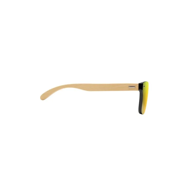 Lunettes de soleil personnalisées pour entreprises - ALOHA Couleurs : marron Matières : acier inoxydable recyclé marquage laser 