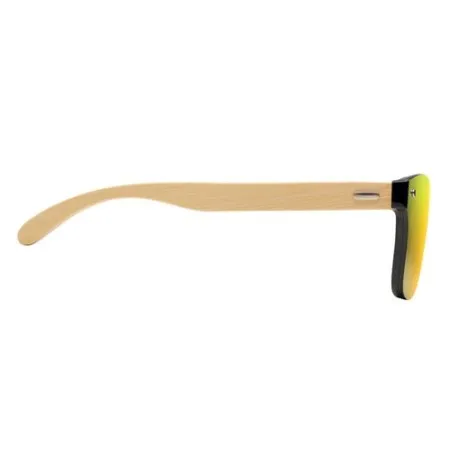 Lunettes de soleil personnalisées pour entreprises - ALOHA Couleurs : marron Matières : acier inoxydable recyclé marquage laser 