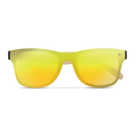Lunettes de soleil personnalisées pour entreprises - ALOHA Couleurs : marron Matières : acier inoxydable recyclé livraison expre