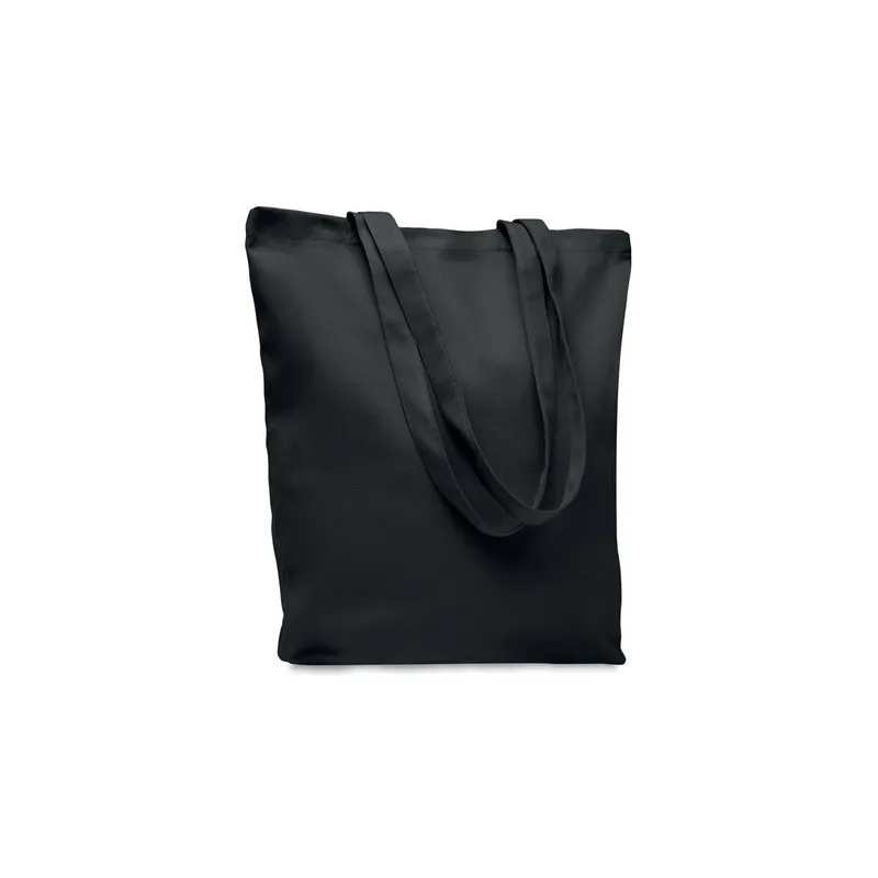 Sac shopping écologique en toile 270 gr/m² personnalisé RASSA COLOURED Taille textile : 5XL Couleurs : gris chiné objet promotio