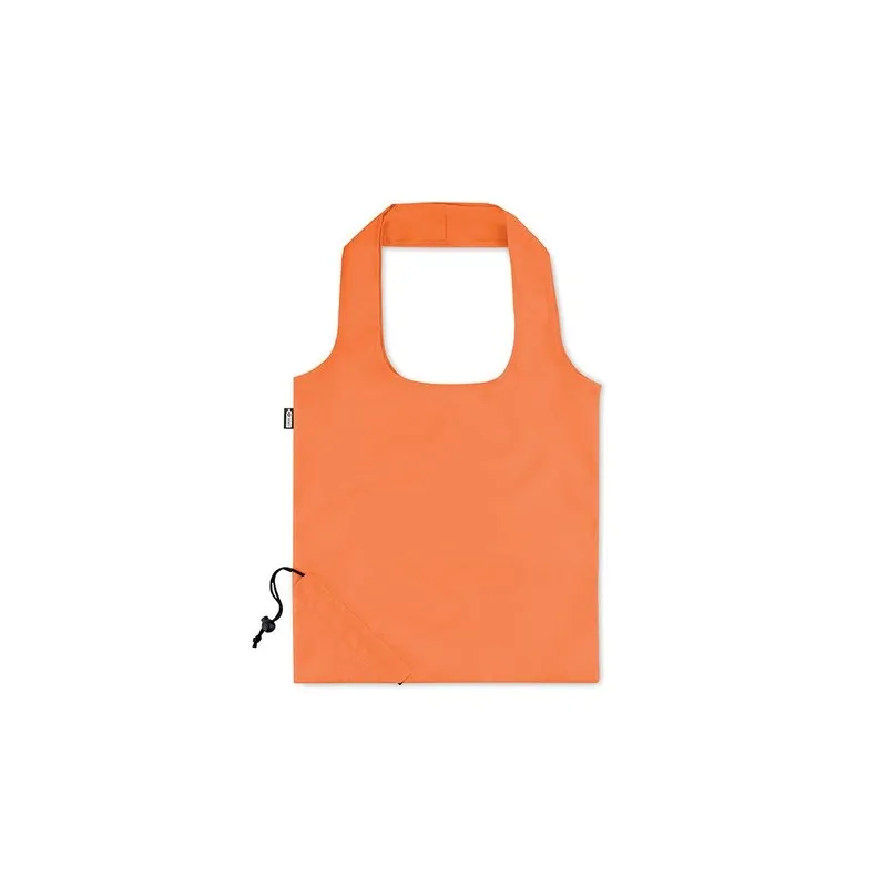 Sac de Courses Pliable Écologique en RPET - FOLDPET Matières : papier Couleurs : pierre impression logo haute qualité