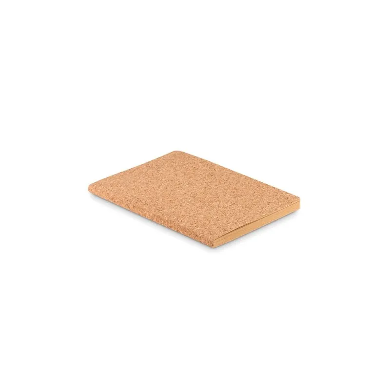 Carnet A5 personnalisé en liège - NOTECORK, idéal pour cadeaux d'entreprise Matières : coton Couleurs : beige