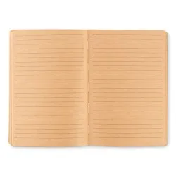 Carnet A5 personnalisé en liège - NOTECORK, idéal pour cadeaux d'entreprise Matières : coton Couleurs : beige 2