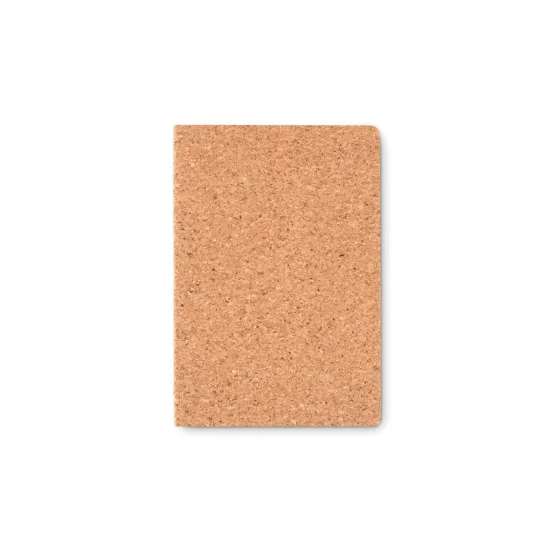 Carnet A5 personnalisé en liège - NOTECORK, idéal pour cadeaux d'entreprise Matières : coton Couleurs : beige cadeau entreprise 