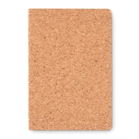 Carnet A5 personnalisé en liège - NOTECORK, idéal pour cadeaux d'entreprise Matières : coton Couleurs : beige cadeau entreprise 