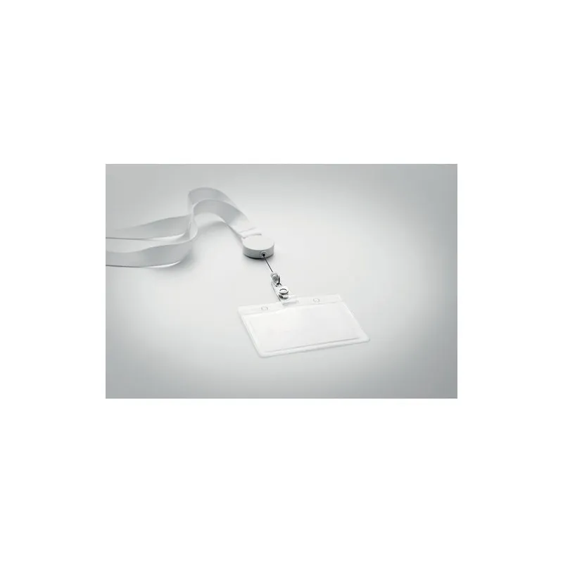 Lanyard Extensible Personnalisé avec Badge - ZIP Matières : métal Couleurs : argenté livraison express 24h 48h