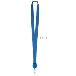 Lanyard Extensible Personnalisé avec Badge - ZIP Matières : métal Couleurs : argenté 2