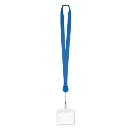 Lanyard Extensible Personnalisé avec Badge - ZIP Matières : ABS recyclé Couleurs : blanc impression haute définition