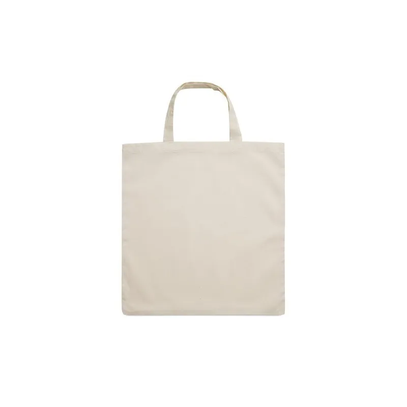 Sac shopping écologique personnalisable en coton 140gr/m² - MARKETA Matières : coton biologique Couleurs : bleu