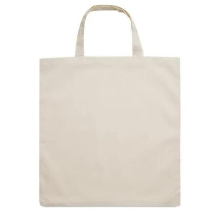 Sac shopping écologique personnalisable en coton 140gr/m² - MARKETA Matières : coton biologique Couleurs : bleu