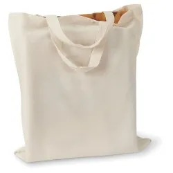 Sac shopping écologique personnalisable en coton 140gr/m² - MARKETA Matières : coton biologique Couleurs : bleu 2