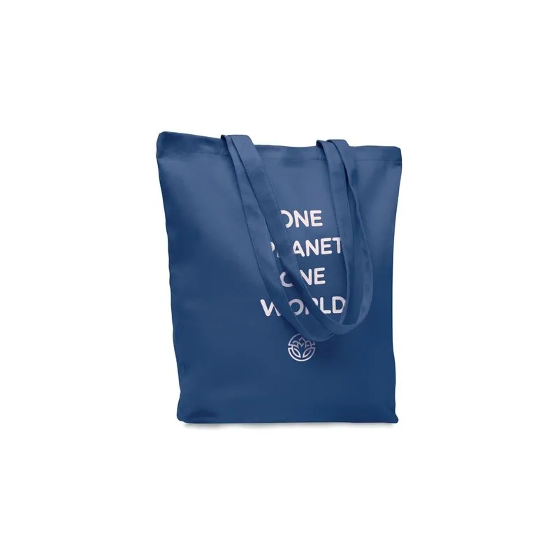 Sac shopping écologique en toile 270 gr/m² personnalisé RASSA COLOURED Taille textile : M Couleurs : gris chiné cadeau collabora